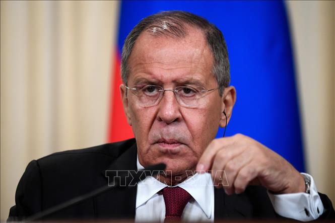 Ngoại trưởng Nga Sergey Lavrov tại một cuộc họp ở Moskva ngày 2-9-2019. Ảnh: AFP/TTXVN