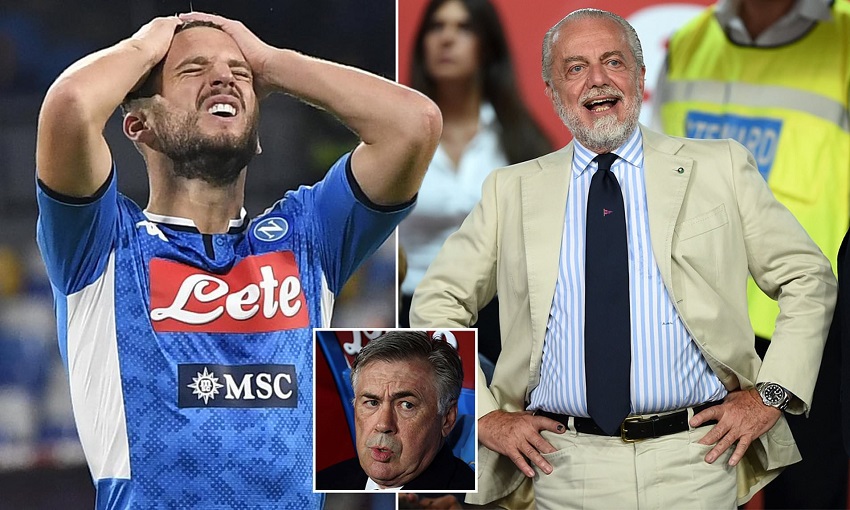 Chủ tịch De Laurentiis có thể bán Napoli