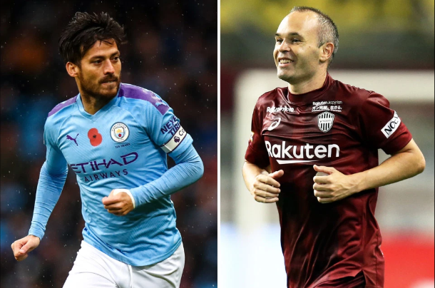 David Silva chuẩn bị chơi cùng Iniesta