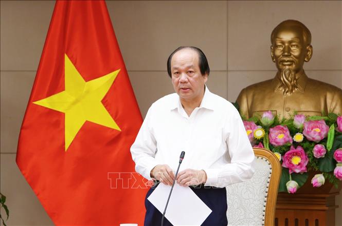  Bộ trưởng, Chủ nhiệm Văn phòng Chính phủ Mai Tiến Dũng  Ảnh: Dương Giang/TTXVN