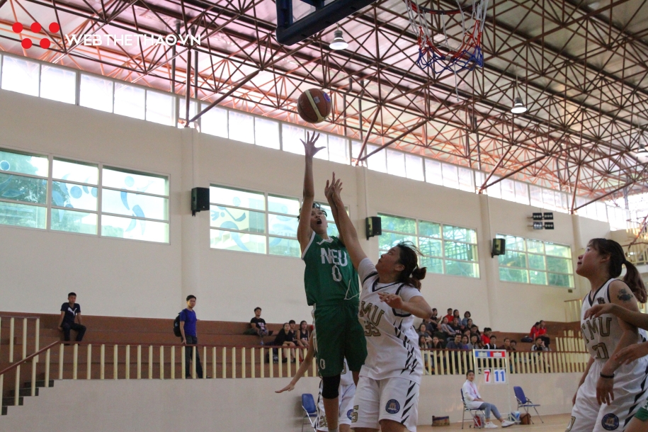 HBL All-star Hoàng Anh Dũng ghi 10 điểm giúp NEU bước vào Bán kết chạm trán với VNU