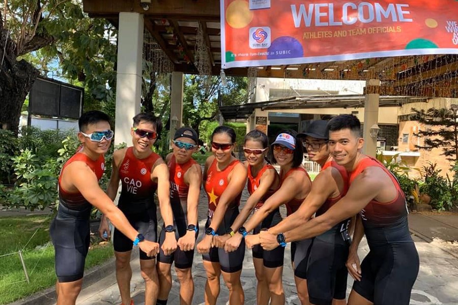 8 VĐV Việt Nam tham dự SEA Games 30 (Phạm Thúy Vi thi cả 3 và 2 môn phối hợp).