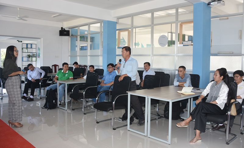 Lớp Ươm tạo dự án khởi nghiệp do Trung tâm Xúc tiến đầu tư và khởi nghiệp phối hợp SVF thực hiện.