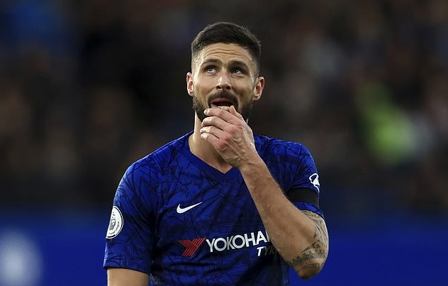 Giroud không còn duy trì được vị trí ở Chelsea