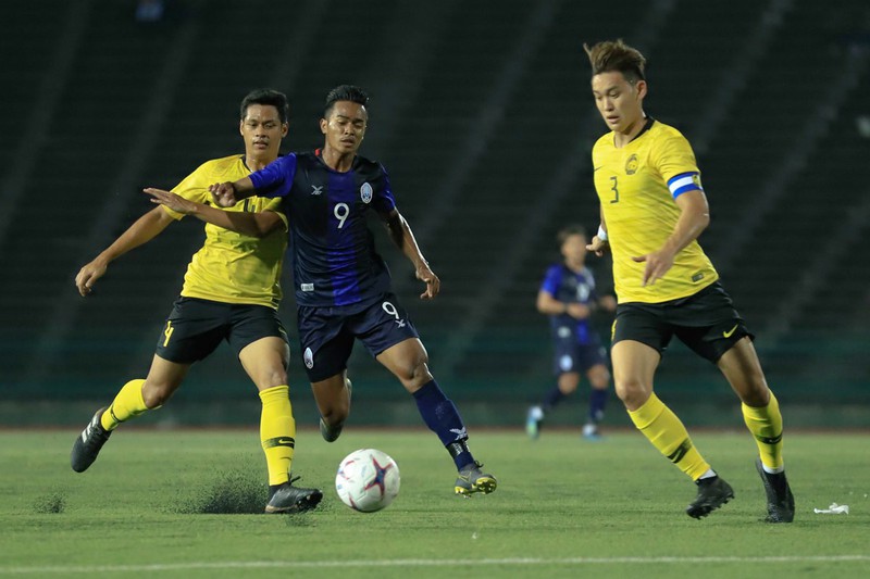 U22 Campuchia đã giành vé vào bán kết SEA Games 30. (Ảnh minh họa: FFC) 