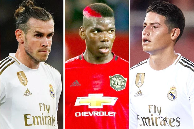 Real Madrid muốn trao đổi Bale và James lấy Pogba
