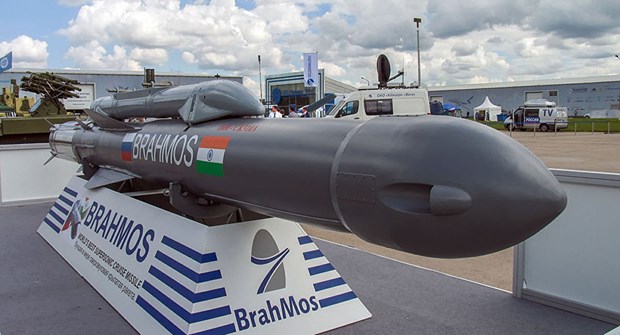 Tên lửa hành trình BrahMos. (Nguồn: Sputnik)