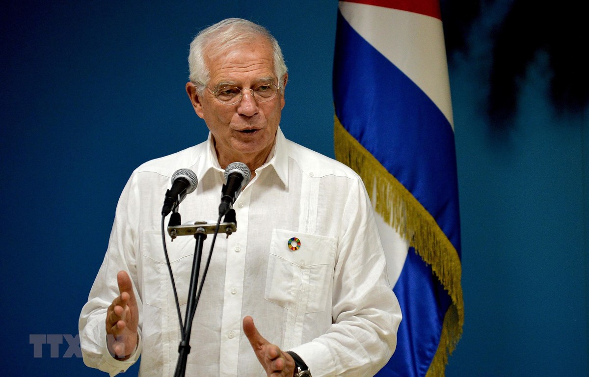 Thúc đẩy hợp tác toàn diện giữa Việt Nam và Liên minh châu Âu Đại diện cấp cao về chính sách đối ngoại và an ninh EU kiêm Phó Chủ tịch Ủy ban châu Âu Josep Borrell. Ảnh: AFP/TTXVN