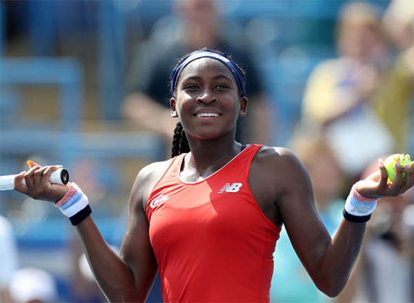 Coco Gauff nhảy hơn 800 bậc trong năm 2019.