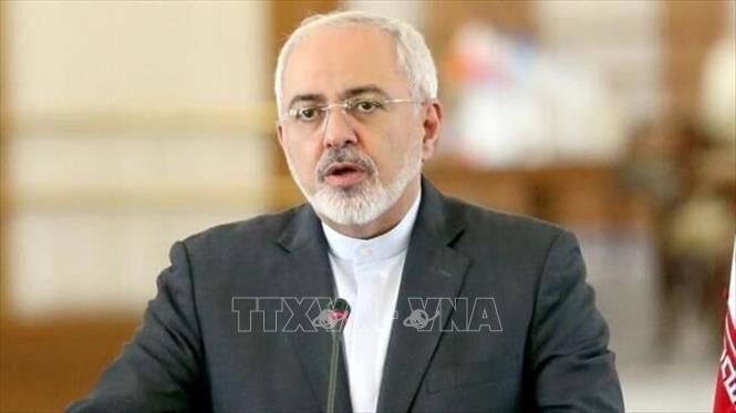 Ngoại trưởng Iran Javad Zarif phát biểu tại Tehran. Ảnh: IRNA/TTXVN