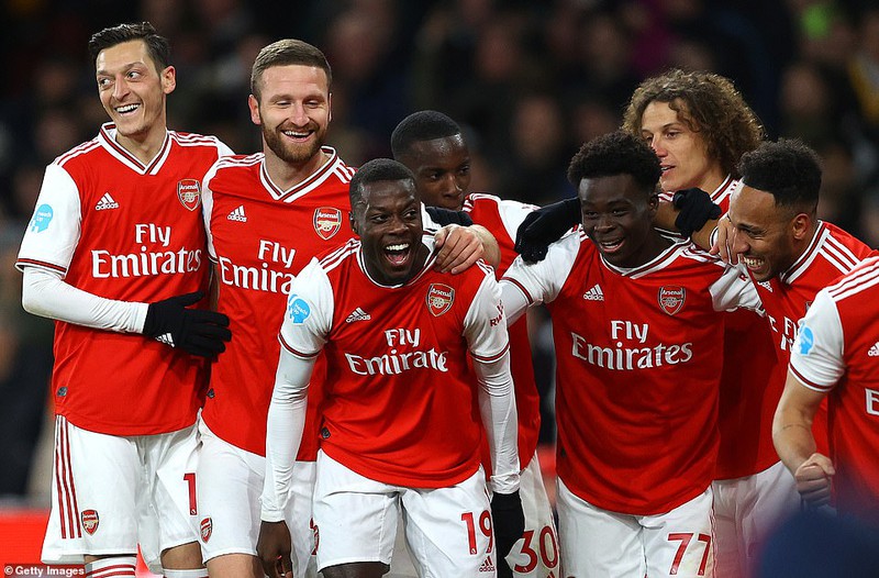 Arsenal đè bẹp Newcastle với tỷ số 4-0 Arsenal tìm lại niềm vui chiến thắng bằng việc đè bẹp Newcastle. Ảnh: Getty