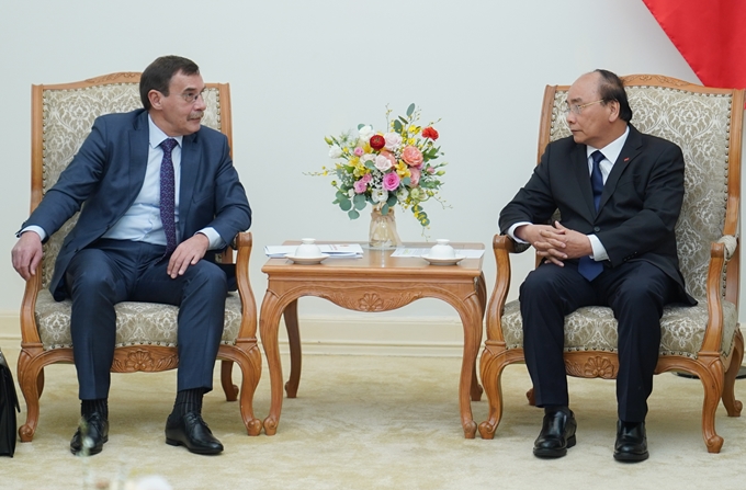 Tăng cường hợp tác phòng chống tham nhũng giữa Việt Nam và Liên bang Nga Thủ tướng Nguyễn Xuân Phúc tiếp Chủ tịch Cơ quan Chống tham nhũng LB Nga Chobotov Andrey Sergeevich.