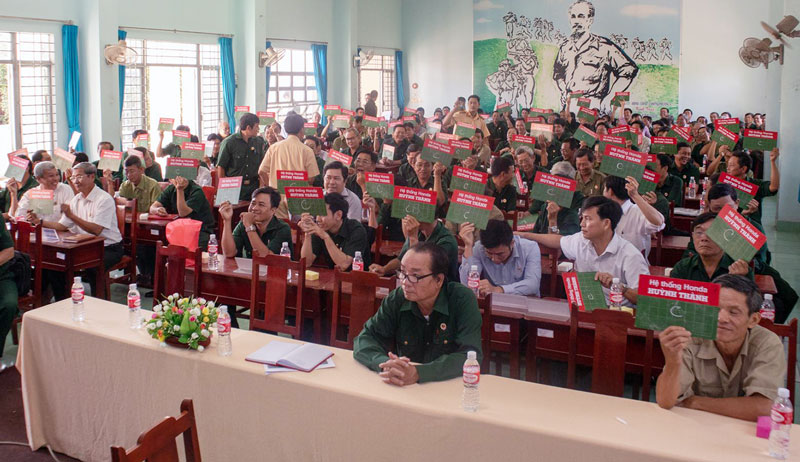 Quang cảnh hội  thi. H. Trí