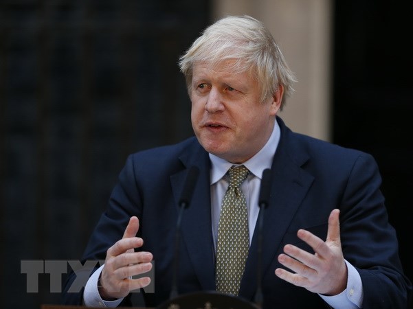 Thủ tướng Anh Boris Johnson. (Ảnh: THX/TTXVN)