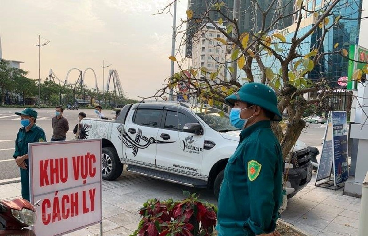 Thêm 7 ca mắc bệnh COVID-19 ở Việt Nam, trong đó có 1 bác sĩ Khu vực cách ly nhiều người tại Khách sạn Bưu điện, tỉnh Quảng Ninh. (Ảnh: Thuỳ Giang/Vietnam+)