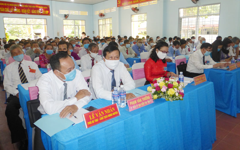 Đại hội đại biểu xã Thuận Điền nhiệm kỳ 2020 - 2025 Quang cảnh Đại hội.