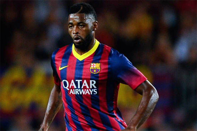 Alex Song từng có thời gian thi đấu cho Barca