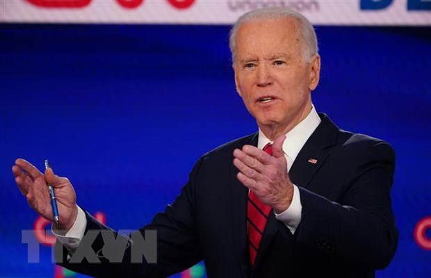 Ứng viên tranh cử Tổng thống của đảng Dân chủ Joe Biden. (Nguồn: AFP/TTXVN)