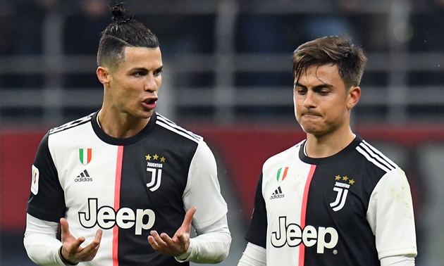 Ronaldo bị cáo buộc rò rỉ thông tin Dybala dương tính Covid-19 lần thứ 4