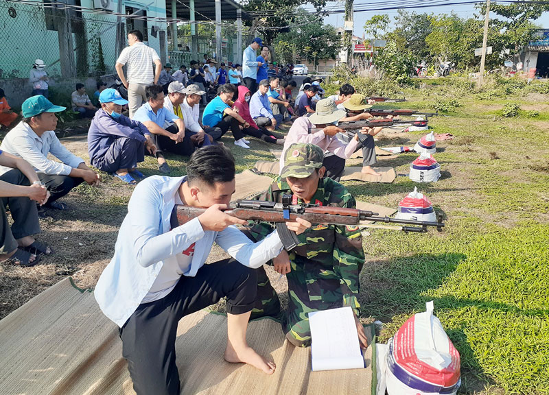 Các học viên tham gia lớp huấn luyện. Ảnh: Minh Nhân