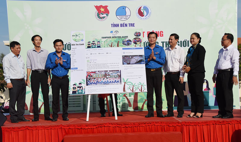 Ra mắt fanpage Bến Tre Xanh tuyên truyền bảo vệ môi trường.