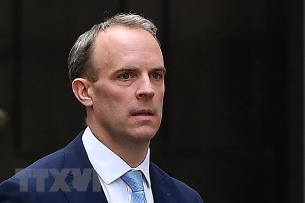  Ngoại trưởng Anh Dominic Raab. Ảnh: AFP/TTXVN