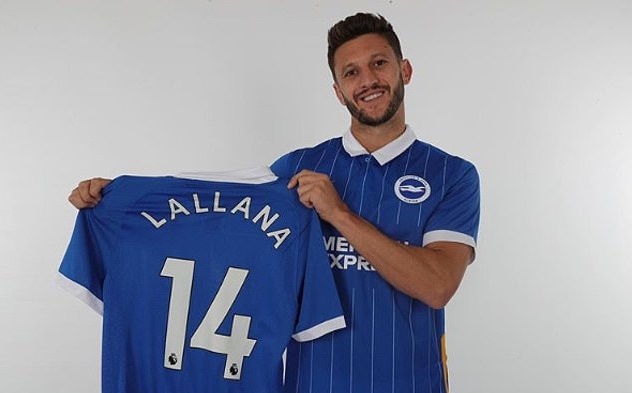 Lallana đã ký hợp đồng 3 năm với Brighton