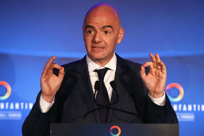 Chủ tịch FIFA Gianni Infantino. Ảnh: FIFA