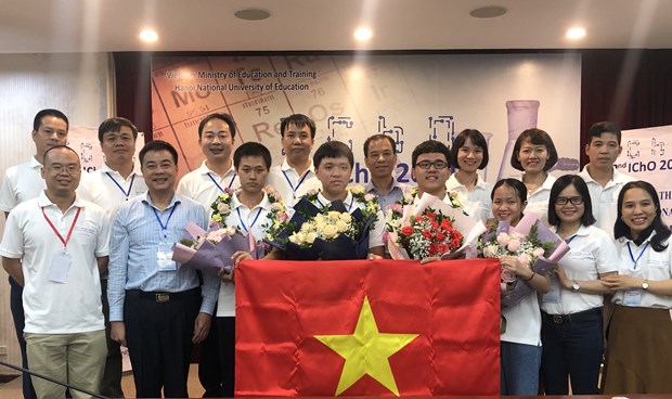 Việt Nam đạt thành tích kỷ lục tại Olympic Hóa học quốc tế 2020 Đội tuyển Olympic Việt Nam đạt thành tích cao nhất trong lịch sử dự thi Olympic Hóa học quốc tế. Ảnh: PV/Vietnam+