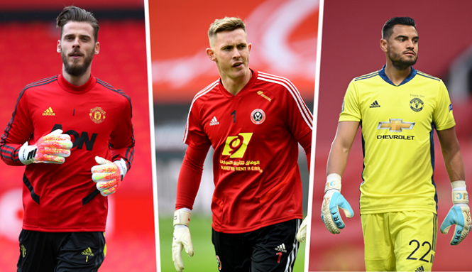 De Gea, Henderson và Romero là 3 thủ môn hiện tại của MU