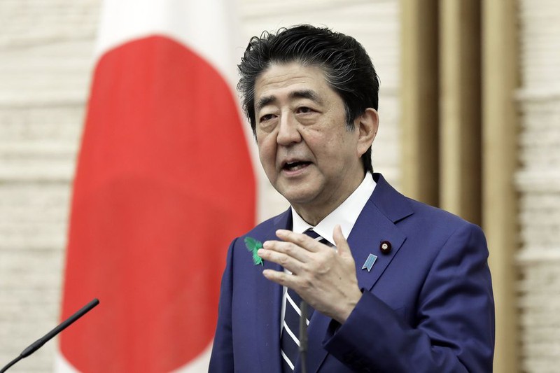 Thủ tướng Nhật Bản Shinzo Abe chính thức từ nhiệm Thủ tướng Nhật Bản Shinzo Abe. Ảnh: Kyodo