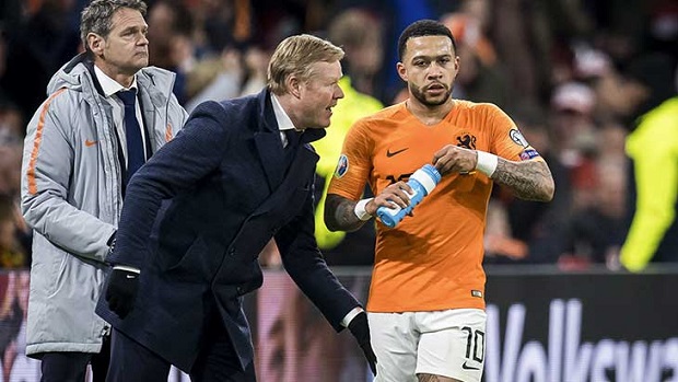 Depay là học trò cưng của HLV Koeman ở đội tuyển Hà Lan