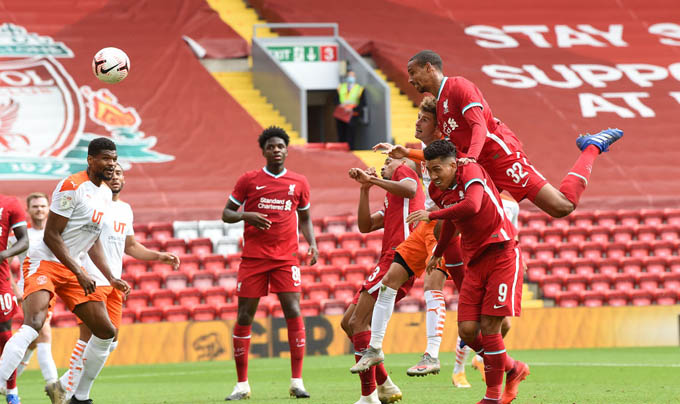 Matip mang về bàn thắng cho Liverpool