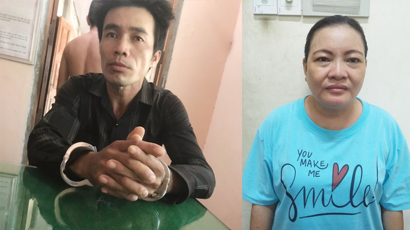 Bắt 2 đối tượng trốn lệnh truy nã Đông và Bé Tám tại cơ quan công an.