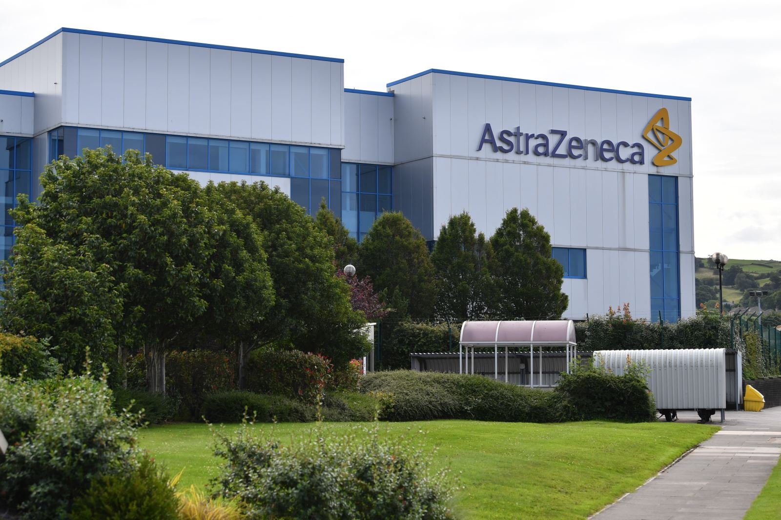Văn phòng hãng dược phẩm AstraZeneca tại Macclesfield, Cheshire, Anh, ngày 21-7-2020. Ảnh: AFP/ TTXVN