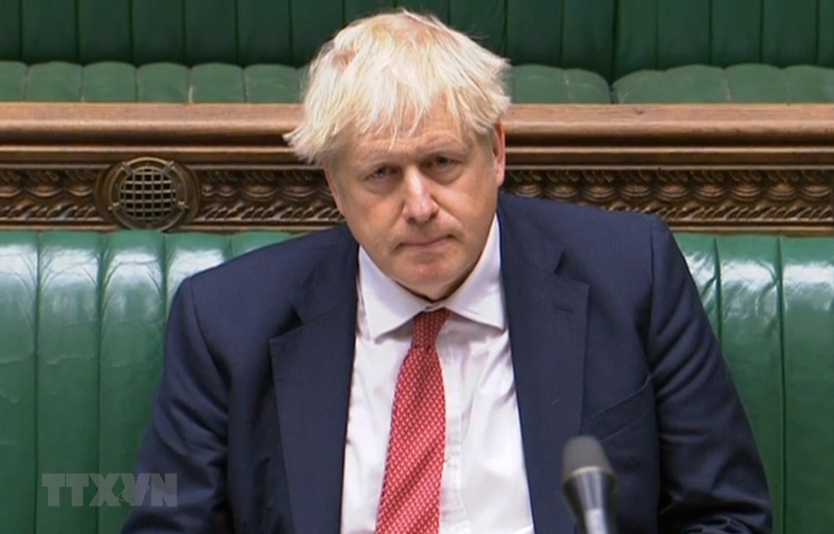 Thủ tướng Anh Boris Johnson tại cuộc họp ở London, Anh, ngày 2-9-2020. Ảnh: AFP/TTXVN