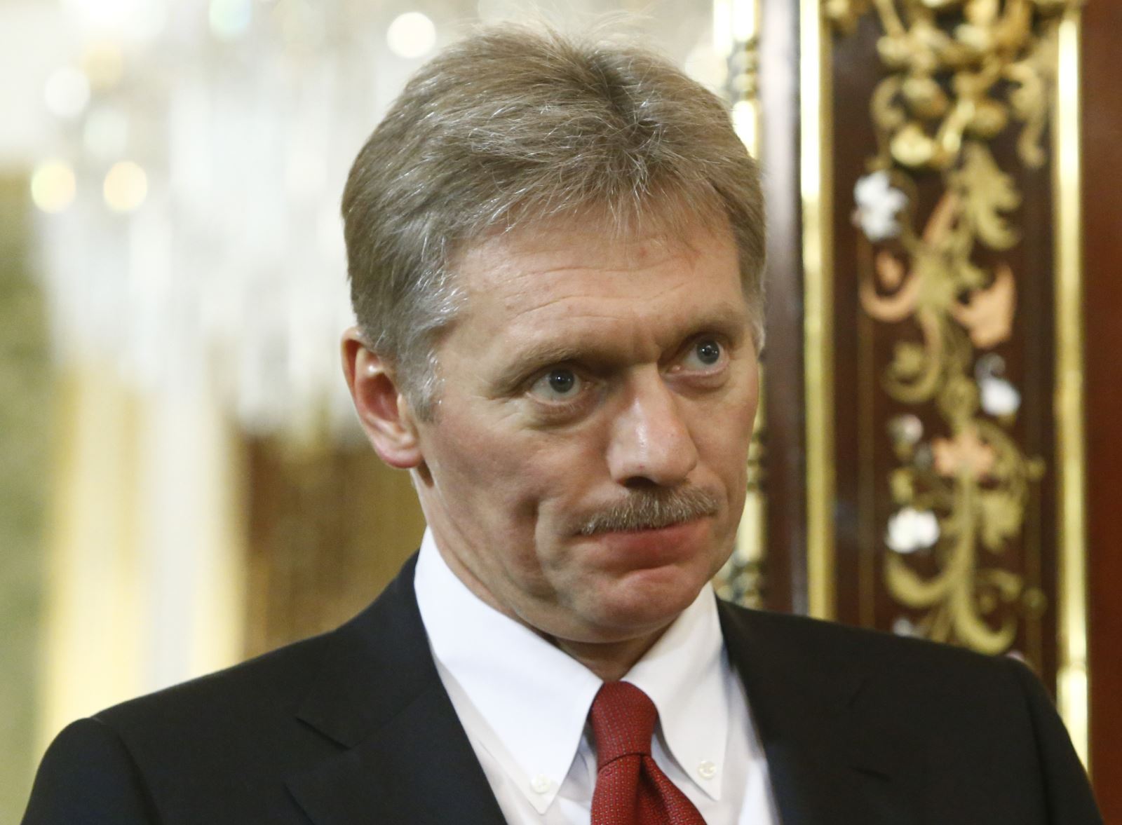 Người phát ngôn Điện Kremlin Dmitry Peskov trong một cuộc họp tại Moska. Ảnh: AFP/TTXVN