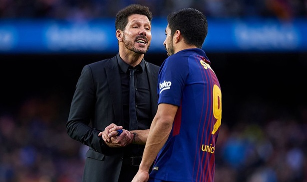 HLV Diego Simeone rất muốn làm việc cùng Luis Suarez tại Atletico Madrid