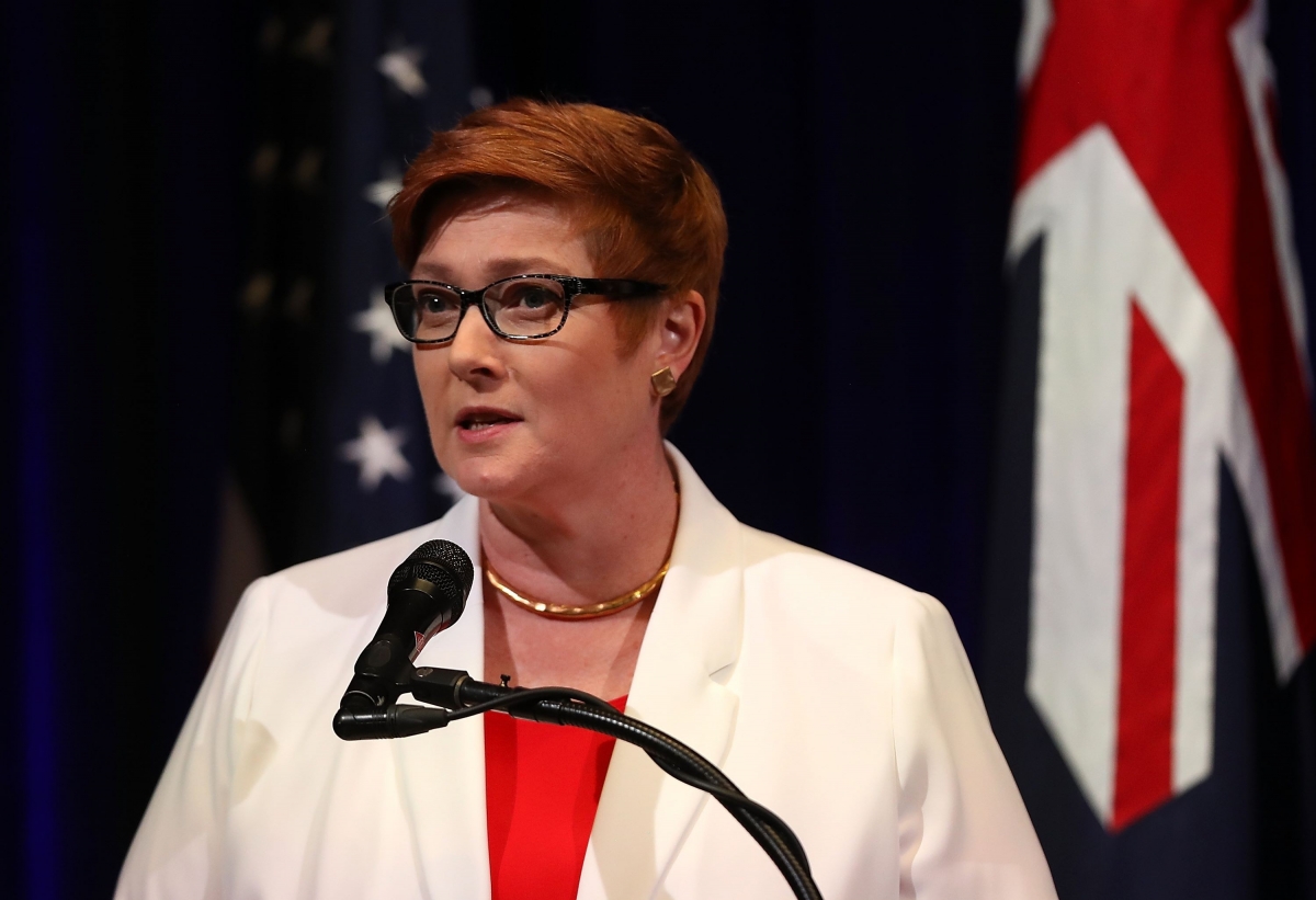 Ngoại trưởng Australia sẽ tới Nhật tham dự cuộc họp của Bộ Tứ kim cương Ngoại trưởng Australia Marise Payne. Ảnh: SCMP.