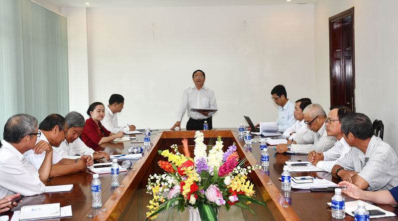 Phát biểu của Chủ tịch Ủy ban MTTQ Việt Nam tỉnh Đoàn Văn Đảnh.