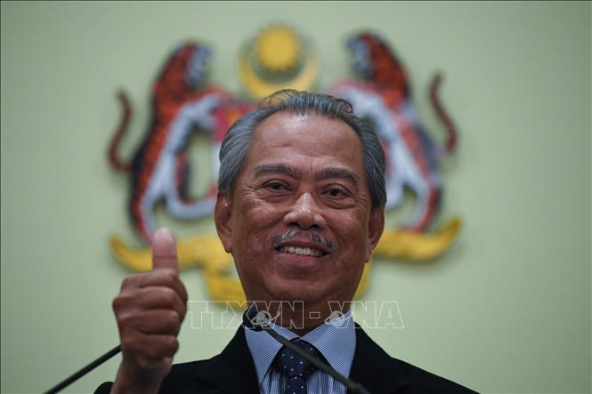 Liên minh của Thủ tướng Muhyiddin Yassin chiến thắng trong cuộc bầu cử ở bang Sabah Thủ tướng Malaysia Muhyiddin Yassin tại cuộc họp ở Putrajaya ngày 9-3-2020. Ảnh: AFP/TTXVN