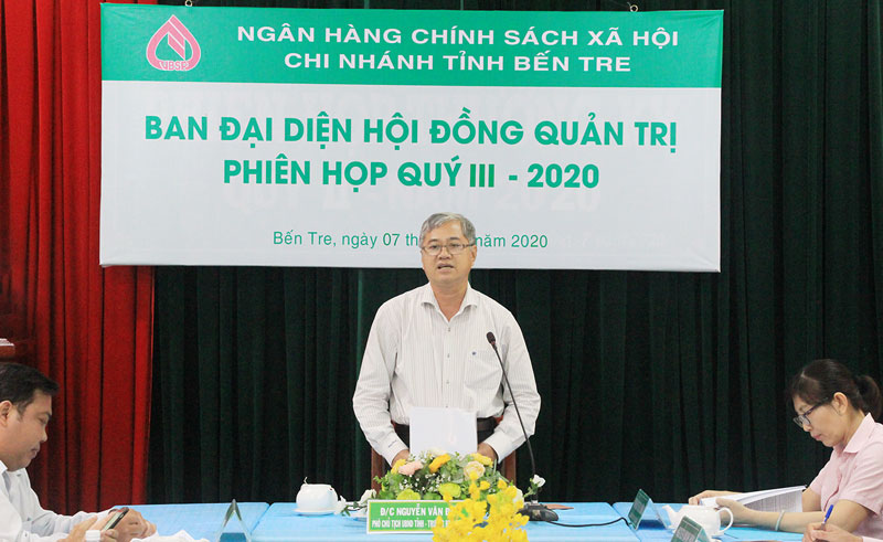 Phó chủ tịch Thường trực UBND tỉnh Nguyễn Văn Đức phát biểu chỉ đạo.