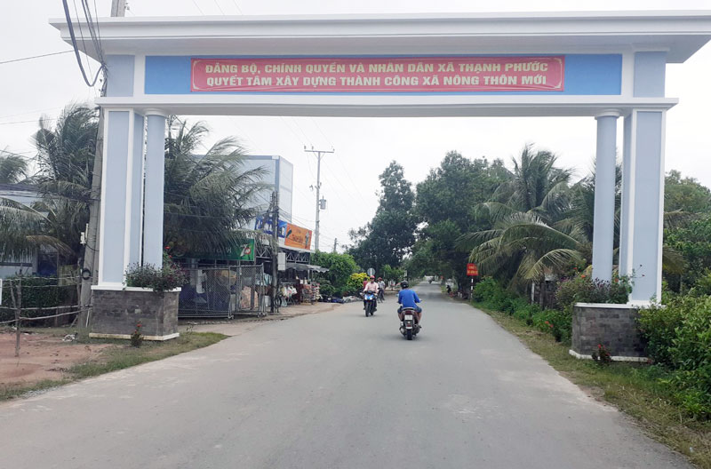 Kết quả 10 năm xây dựng nông thôn mới Đường về Thạnh Phước hôm nay.