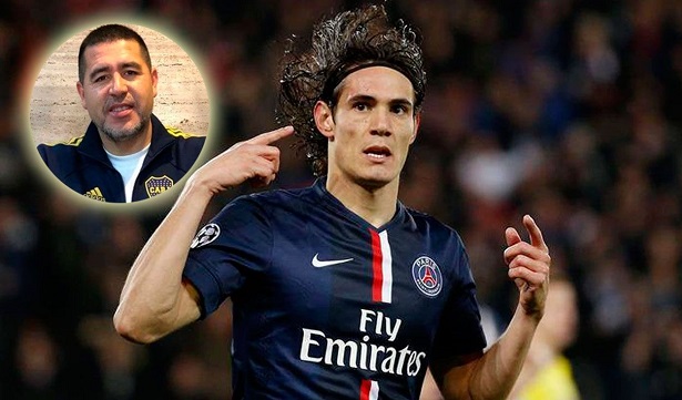 Cavani đã nói chuyện với Riquelme về kế hoạch đầu quân cho Boca Juniors