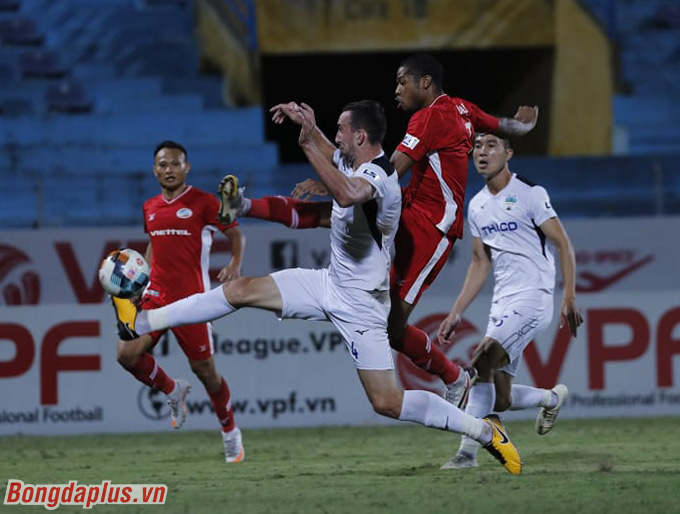 Sài Gòn vững ngôi đầu Viettel thắng chung cuộc 4-1 trước HAGL