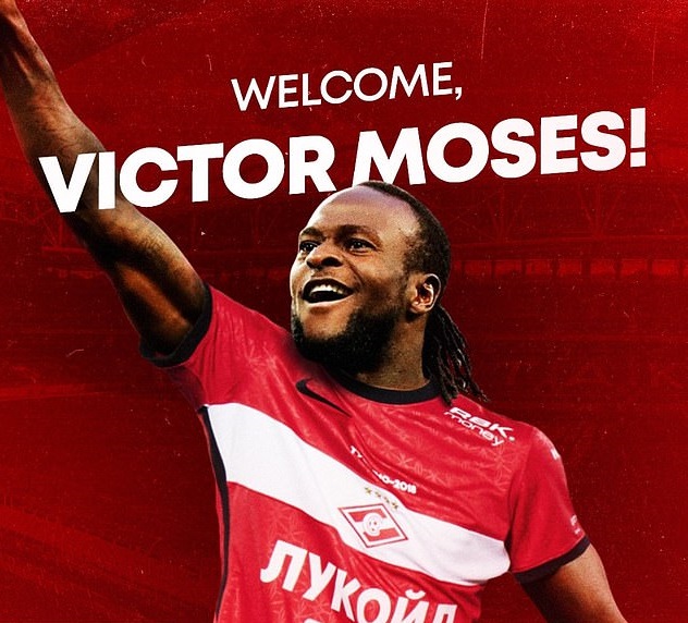 Moses đã chuyển sang Spartak Moscow