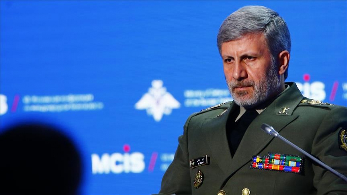 Iran tăng cường xuất khẩu vũ khí sau khi lệnh cấm vận được dỡ bỏ Bộ trưởng Quốc phòng Iran Amir Hatami. Ảnh: aa.com