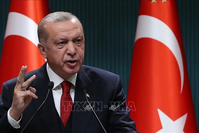 Tổng thống Thổ Nhĩ Kỳ Recep Tayyip Erdogan. Ảnh: AFP/TTXVN