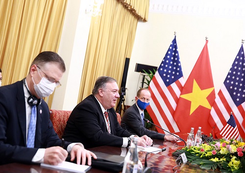 Ngoại trưởng Hoa Kỳ đánh giá cao các biện pháp Chính phủ Việt Nam hướng tới quan hệ thương mại hài hòa và bền vững - Ảnh: VGP/Hải Minh