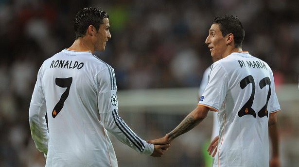 Ronaldo từng có 4 năm thi đấu cùng Di Maria ở Real Madrid